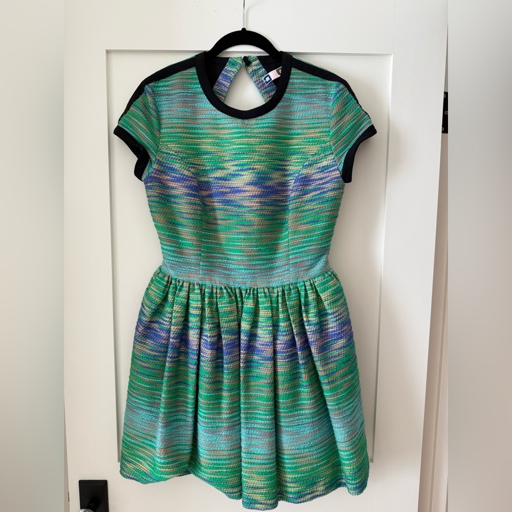 MSGM Boucle Cut Out Back Dress Sz IT 44